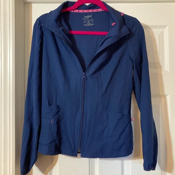 HeartSoul Deep Blue Utility Jacket - Picture 1 of 7